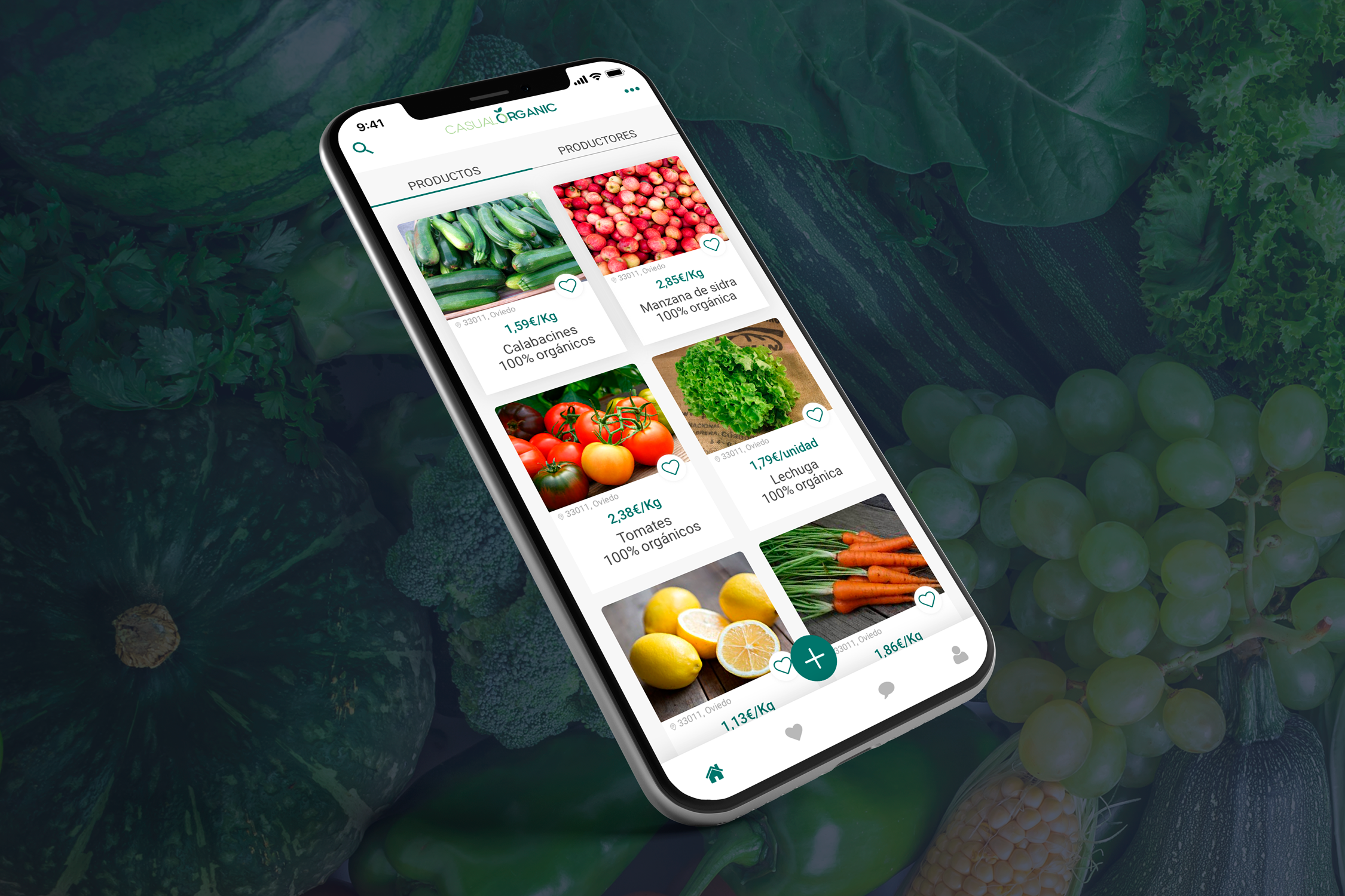 Aplicación Casual Organic