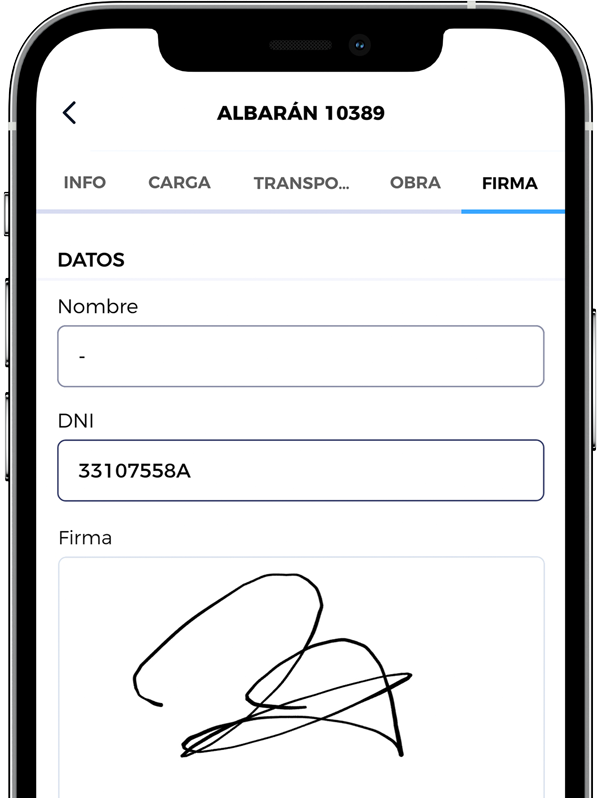 Firma digital de entrega en ePorte