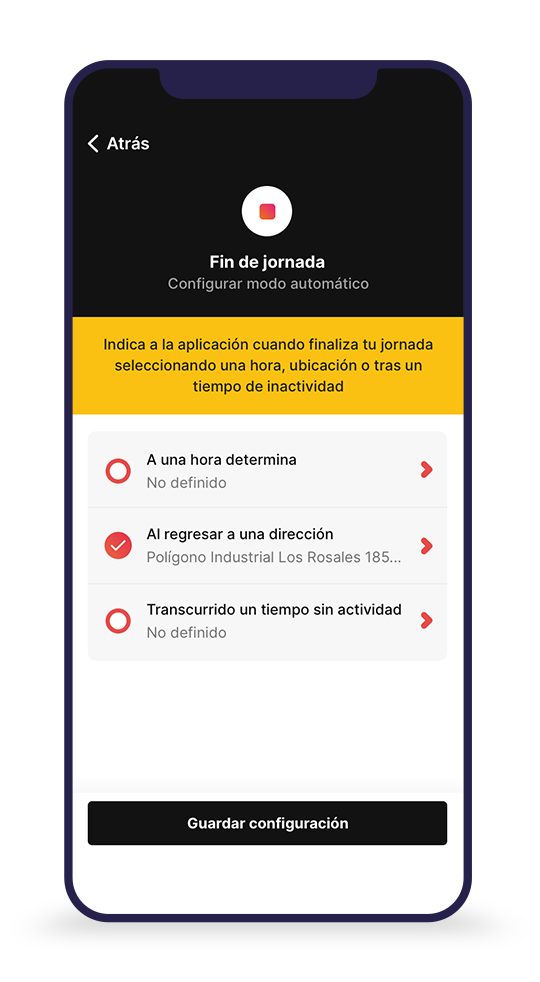 Pantalla 8 de la aplicación móvil Freightimize