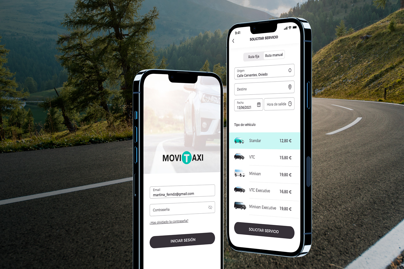 Aplicación móvil Movitaxi