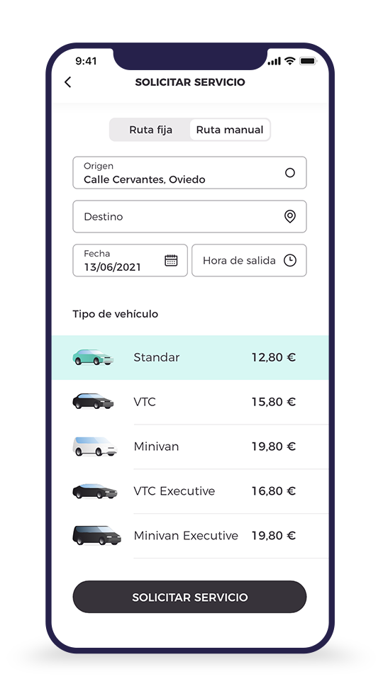 Gestión de reservas en Movitaxi