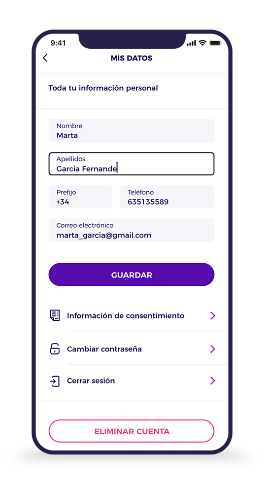 Pantalla 6 de la aplicación móvil Yes&Yes